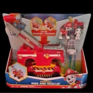 Marshall Rise and Rescue Fire Truck Toy - Red